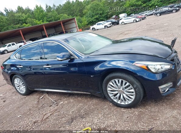 JN1BY1PP1KM685554 2019 INFINITI Q70L Dark Blue Սալոնի հետևի տեսք