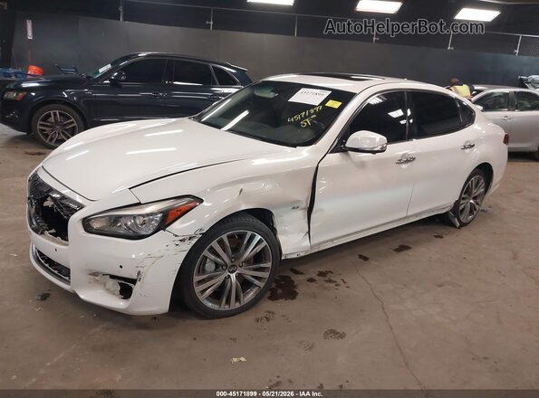 JN1BY1PR3HM210207 2017 INFINITI Q70L White Front left
