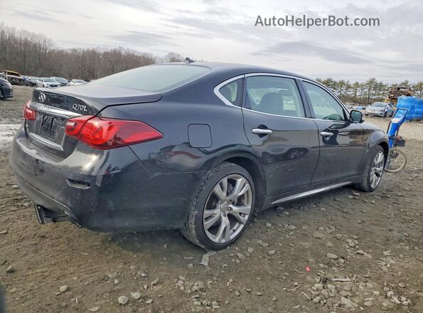 JN1BY1PR7JM370323 2018 INFINITI Q70L Black Задня права чверть