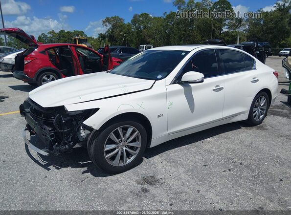 JN1CV7AP7HM640717 2017 INFINITI Q50 White Przód lewy