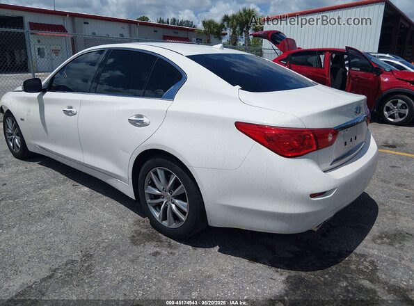 JN1CV7AP7HM640717 2017 INFINITI Q50 White Tył lewy