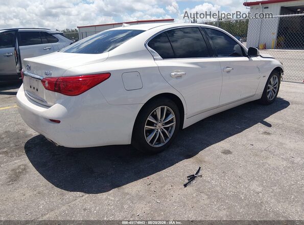 JN1CV7AP7HM640717 2017 INFINITI Q50 White Tył prawy