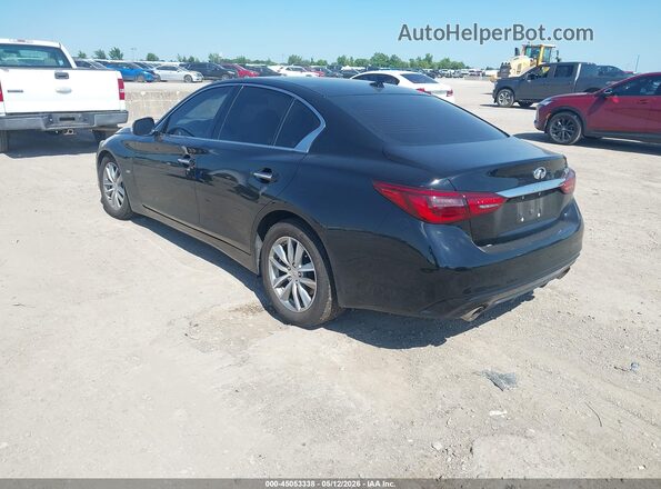 JN1CV7AP8JM240641 2018 INFINITI Q50 Black Հետևի ձախ