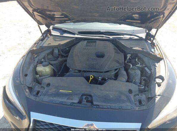 JN1CV7AP8JM240641 2018 INFINITI Q50 Black Հետևի տեսք