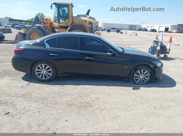 JN1CV7AP8JM240641 2018 INFINITI Q50 Black Սալոնի հետևի տեսք