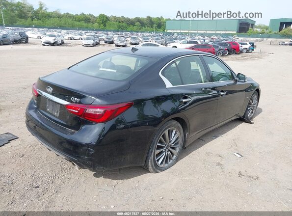 JN1CV7AR7JM280565 2018 INFINITI Q50 Черный Задняя правая четверть