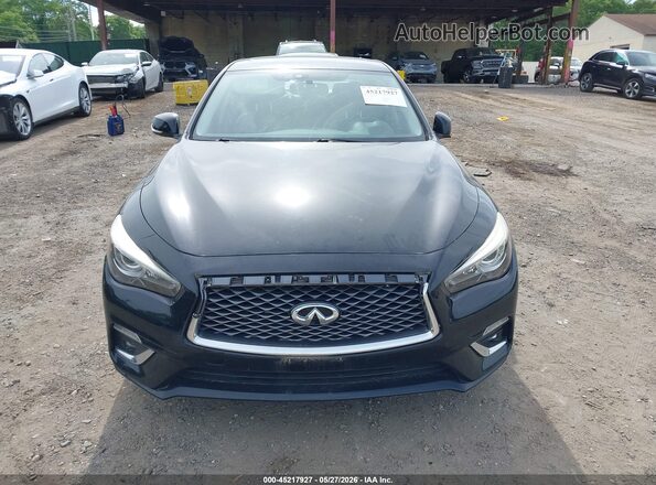 JN1CV7AR7JM280565 2018 INFINITI Q50 Черный Вид щитка приборов