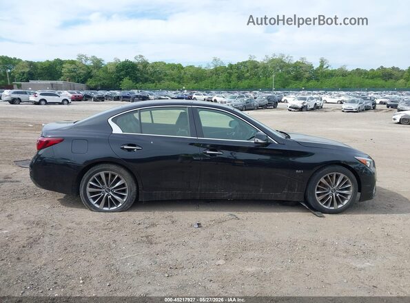 JN1CV7AR7JM280565 2018 INFINITI Q50 Черный Вид задней части салона