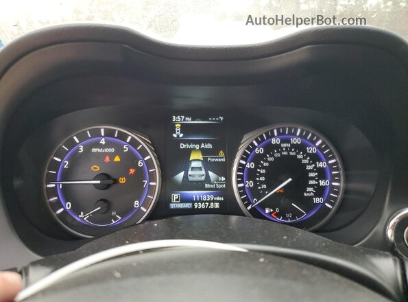 JN1CV7AR8HM681486 2017 INFINITI Q50 Серый Вид щитка приборов