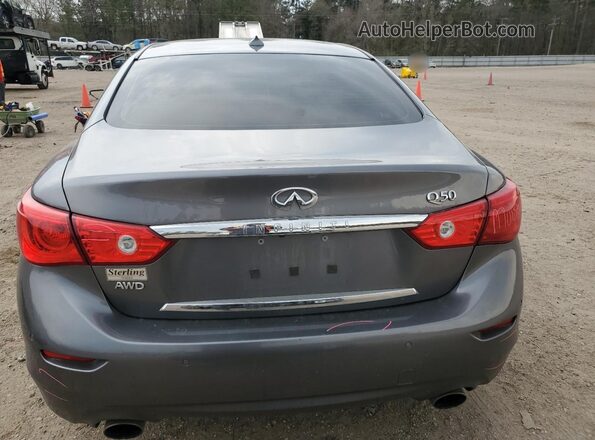 JN1CV7AR8HM681486 2017 INFINITI Q50 Серый Вид сзади