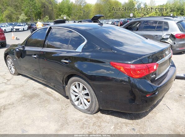 JN1CV7AR9HM681982 2017 INFINITI Q50 Black უკანა მარცხენა