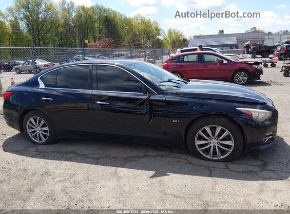 JN1CV7AR9HM681982 2017 INFINITI Q50 Black უკანა სალონის ხედი