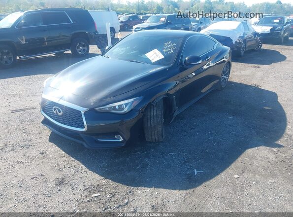 JN1CV7EL0HM320565 2017 INFINITI Q60 Black Przód lewy