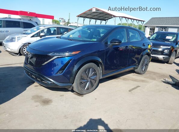 JN1DF0CD3PM703192 2023 NISSAN ARIYA Dark Blue Передня ліва чверть