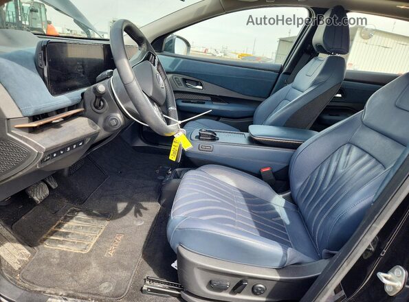 JN1DF0CD5RM736312 2024 NISSAN ARIYA Black Вид салону спереду