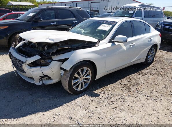 JN1EV7AP0HM730042 2017 INFINITI Q50 White Vista tres cuartos delantera izquierda