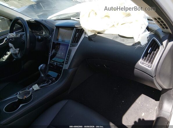 JN1EV7AP0HM730042 2017 INFINITI Q50 White Vista interior delantera