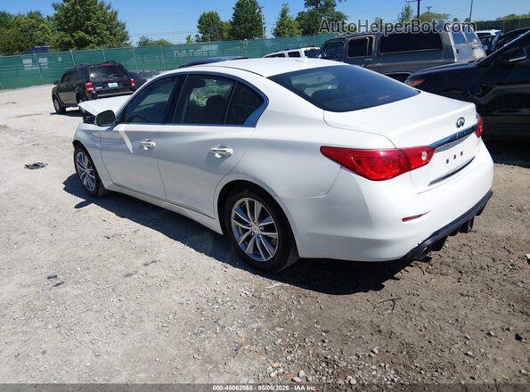 JN1EV7AP0HM730042 2017 INFINITI Q50 White Trasero izquierdo