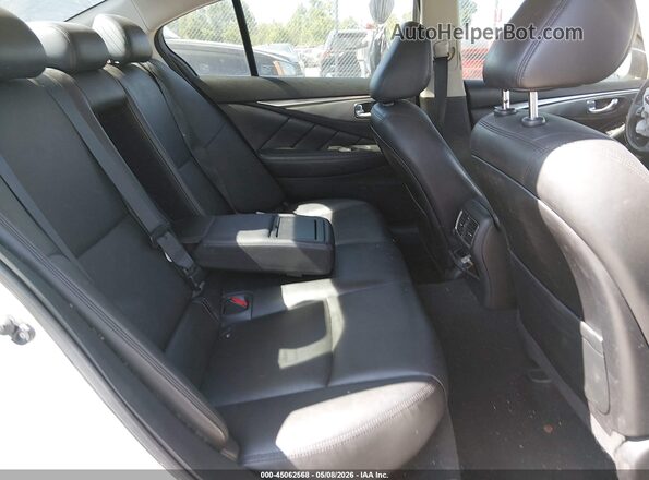 JN1EV7AP0HM730042 2017 INFINITI Q50 White Vista de la etiqueta del VIN