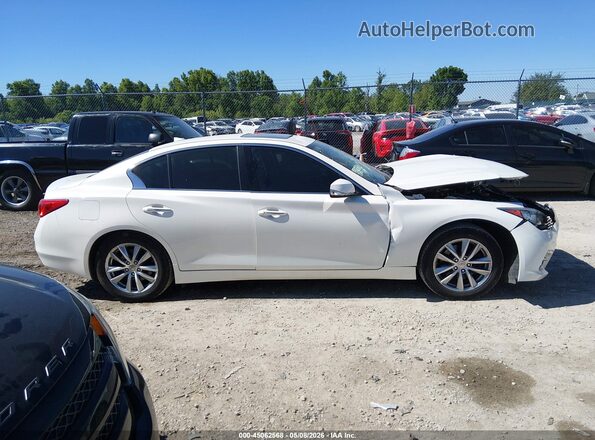 JN1EV7AP0HM730042 2017 INFINITI Q50 White Vista interior de 360 grados