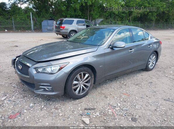 JN1EV7AP0HM738934 2017 INFINITI Q50 Gray Przód lewy