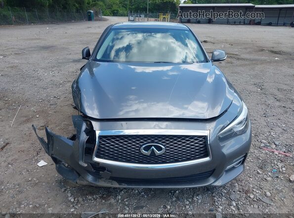 JN1EV7AP0HM738934 2017 INFINITI Q50 Gray Widok wnętrza z tyłu