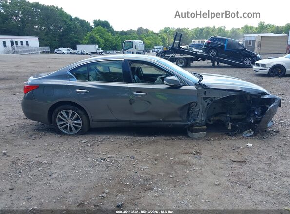 JN1EV7AP0HM738934 2017 INFINITI Q50 Gray Widok wnętrza 360 stopni