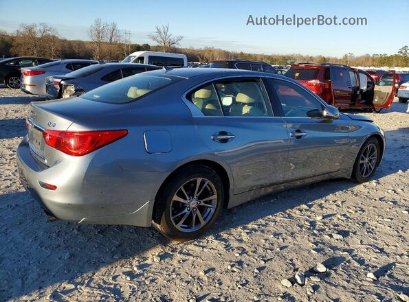 JN1EV7AP0HM740344 2017 INFINITI Q50 Gray Trasero derecho