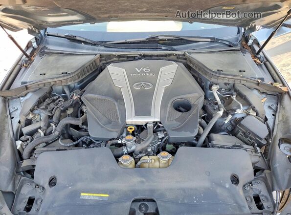 JN1EV7AP0HM740344 2017 INFINITI Q50 Gray Vista interior trasera