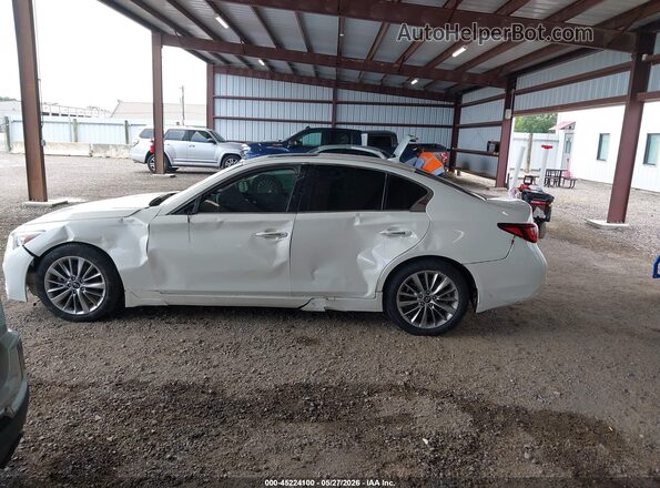 JN1EV7AP0JM350768 2018 INFINITI Q50 White 