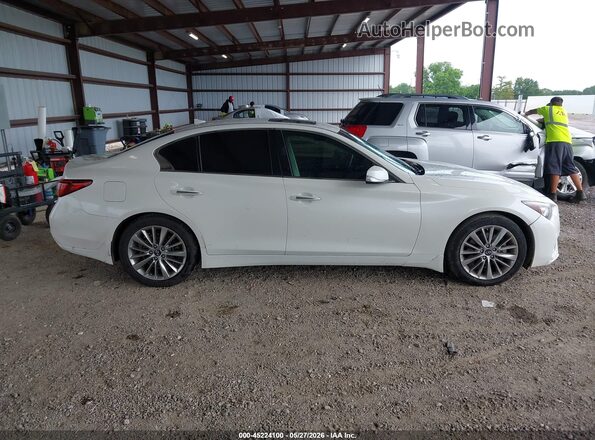 JN1EV7AP0JM350768 2018 INFINITI Q50 White Սալոնի 360 աստիճան տեսք