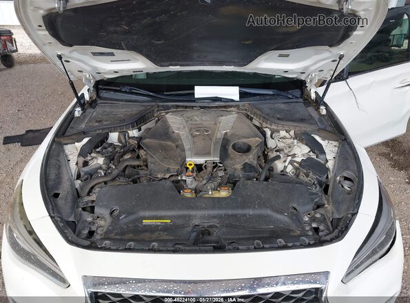 JN1EV7AP0JM350768 2018 INFINITI Q50 White Հետևի տեսք