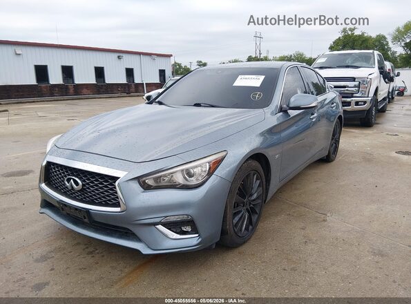 JN1EV7AP0JM355985 2018 INFINITI Q50 Blue 