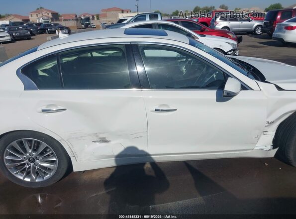 JN1EV7AP0LM205989 2020 INFINITI Q50 Белый Вид задней части салона
