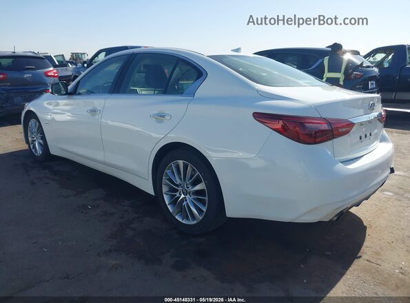 JN1EV7AP0LM205989 2020 INFINITI Q50 Белый Задняя левая четверть