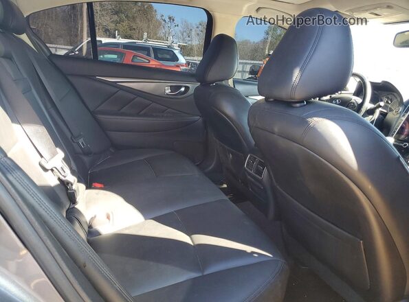 JN1EV7AP1HM740269 2017 INFINITI Q50 Gray Вид задніх сидінь