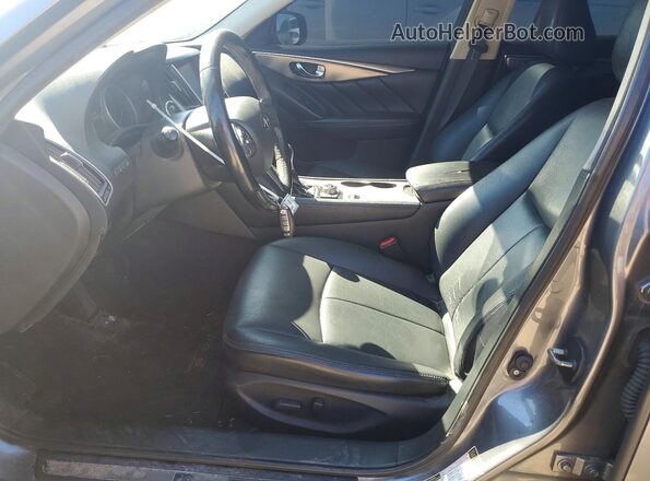 JN1EV7AP1HM740269 2017 INFINITI Q50 Gray Вид салону спереду