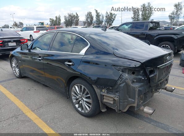 JN1EV7AP1JM366655 2018 INFINITI Q50 Black Tył lewy