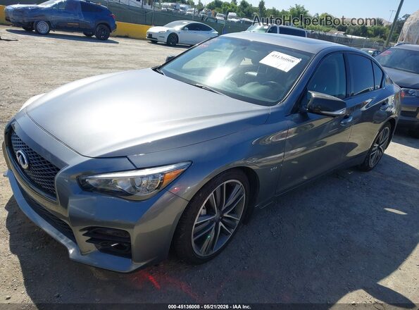 JN1EV7AP2HM732939 2017 INFINITI Q50 Серый Передняя левая четверть