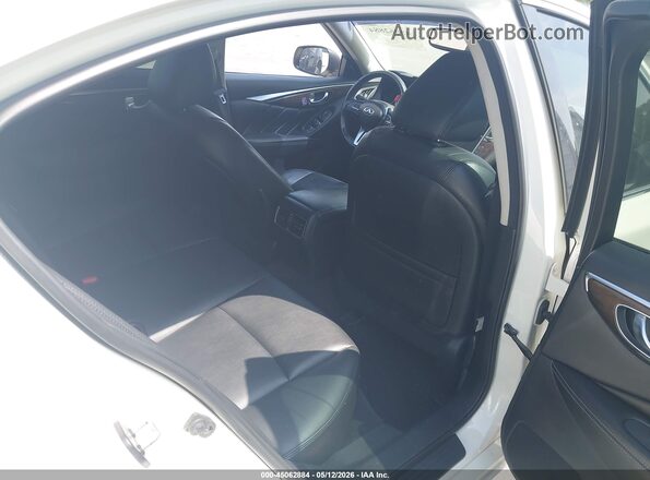 JN1EV7AP2JM365806 2018 INFINITI Q50 White VIN sticker view