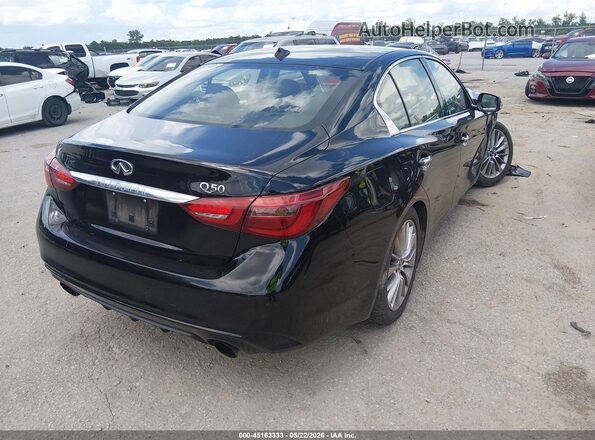 JN1EV7AP2JM590744 2018 INFINITI Q50 Black უკანა მარჯვენა