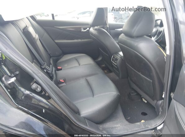 JN1EV7AP2JM590744 2018 INFINITI Q50 Black VIN კოდის სტიკერის ხედი
