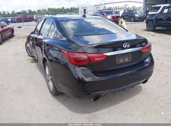 JN1EV7AP2JM590744 2018 INFINITI Q50 Black უკანა მარცხენა
