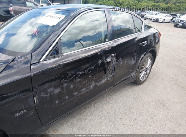 JN1EV7AP2JM590744 2018 INFINITI Q50 Black წინა ხედი