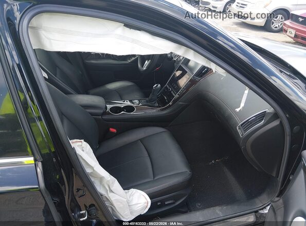JN1EV7AP2JM590744 2018 INFINITI Q50 Black წინა სალონის ხედი