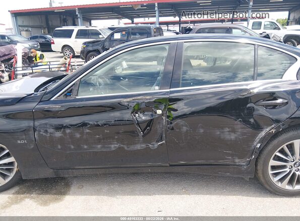 JN1EV7AP2JM590744 2018 INFINITI Q50 Black სალონის 360-გრადუსიანი ხედი