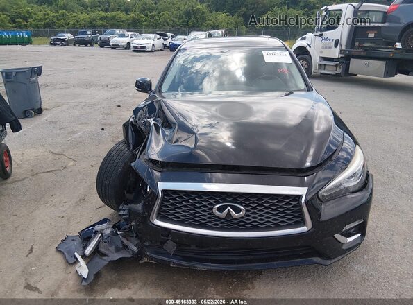 JN1EV7AP2JM590744 2018 INFINITI Q50 Black ხელსაწყოთა პანელის ხედი