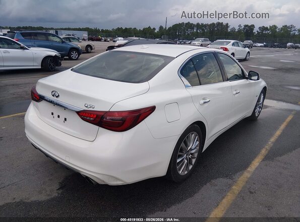 JN1EV7AP2LM207100 2020 INFINITI Q50 White Задня права чверть
