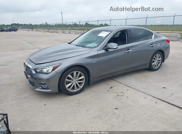JN1EV7AP3HM735770 2017 INFINITI Q50 Gray Vista tres cuartos delantera izquierda