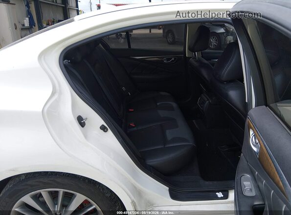 JN1EV7AP3JM590266 2018 INFINITI Q50 White Widok naklejki z numerem VIN